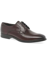 Ecco Brown Melbourne Tram Mens Formal Lace Up Shoes for men