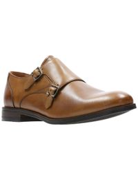 clarks double monk strap