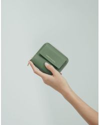 charles and keith green wallet