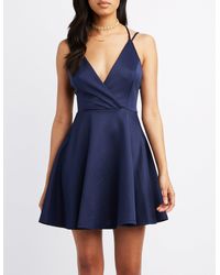 royal blue dress charlotte russe
