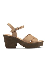 clarks closed toe wedges