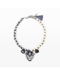 Rada' | Black Glass Pearl Necklace | Lyst
