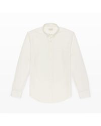 Club Monaco | White Long-sleeve Knit Shirt for Men | Lyst