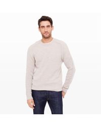 Club Monaco | Gray Washed Wool Crew for Men | Lyst