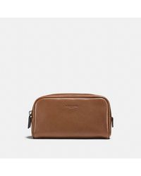 Neceser 18 en piel de ternero deportiva COACH de Cuero de color Marrón para  hombre | Lyst