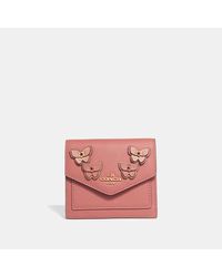 coach butterfly applique wallet