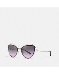 coach open wire sunglasses