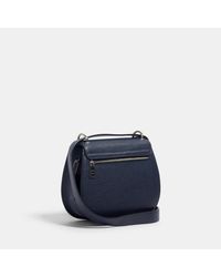 coach remi shoulder bag with whipstitch daisy applique
