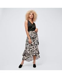 coast freida animal midi dress