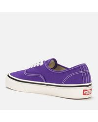 vans purple authentic