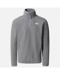 north face fuzzy half zip