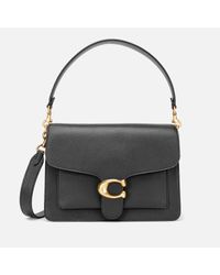 tabby leather shoulder bolsa