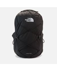 north face black backpack