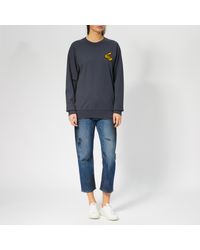 Vivienne Westwood Anglomania Gray Classic Logo Sweatshirt