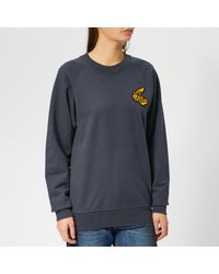 Vivienne Westwood Anglomania Gray Classic Logo Sweatshirt