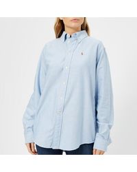 ralph lauren oversized blouse