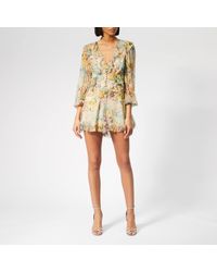 Zimmermann Multicolor Ninety-six Flutter Playsuit
