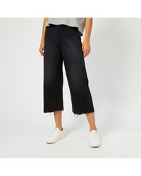 levi's high water wide leg jeans black