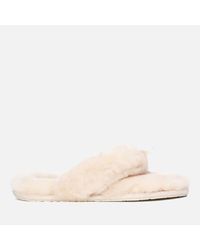 ugg pink flip flop slippers