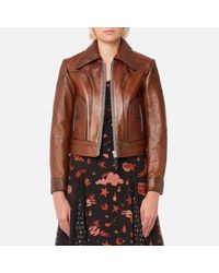 coach landscape leather jacket