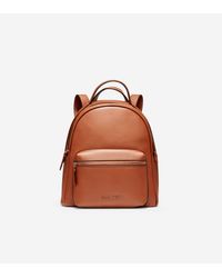 cole haan leather backpack