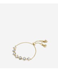Cole Haan - Metallic Summer Sunset Zebra Jasper Pull-tie Bracelet - Lyst