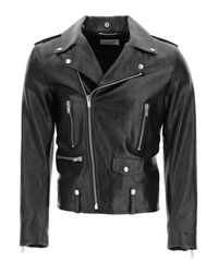 ysl jacket leather