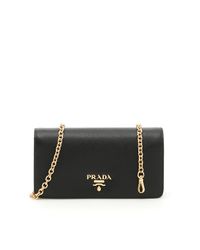 prada wallet on chain red