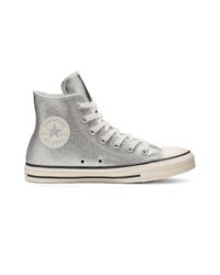 metallic converse silver