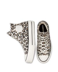 Chuck Taylor All Star Archive Print Platform montante Converse en coloris  Noir - Lyst