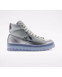 converse metallic argent