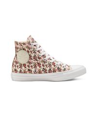 pink flower converse