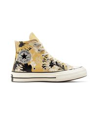 metallic floral chuck 70 converse