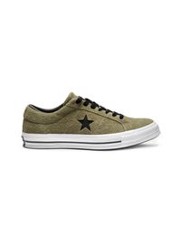 converse one star dark green