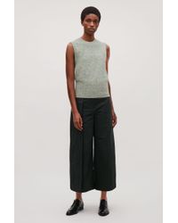 knitted vest cos