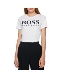 BOSS by HUGO BOSS T-shirts for Women - Up to 69% off at Lyst.com