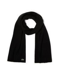 echarpe lacoste grise