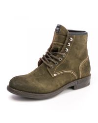 replay suede boots
