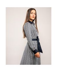 Tommy Hilfiger Icon Tilda Dress In Gray Lyst 