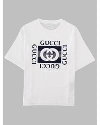 Gucci 'mad Cookies' Print T-shirt in White | Lyst