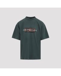 Balenciaga Airport Tag T-Shirt Medium Fit for Men | Lyst