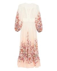 Zimmermann Bonita Paisley-print Linen Mini Dress | Lyst