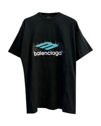 Balenciaga Tbilisi Oversized T-Shirt in Gray for Men | Lyst