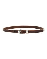 AURALEE Two-Hole Buckle Belt in Black for Men | Lyst
