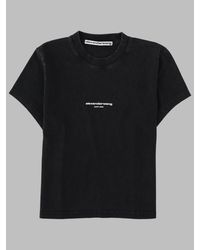 Alexander Wang Unisex Battery Logo-print Graphic T-shirt in Black
