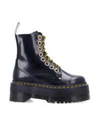 Dr. Martens Jadon Max Stud Boot in Black | Lyst