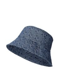 Fendi Reversible Ff Bucket Hat in Brown for Men | Lyst