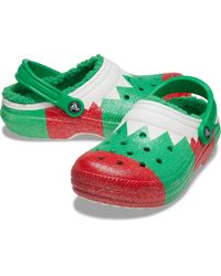 Crocs adult classic lined holiday clogs Clearance