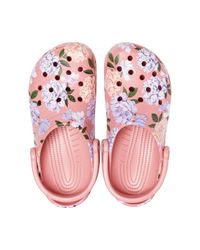 Crocs™ Blossom Classic Printed Floral Clog in Pink - Lyst