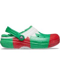 Crocs adult classic lined holiday clogs Clearance